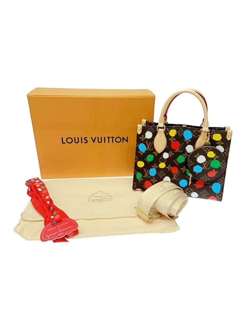 Louis Vuitton Monogram On The Go PM Yayoi Kusama